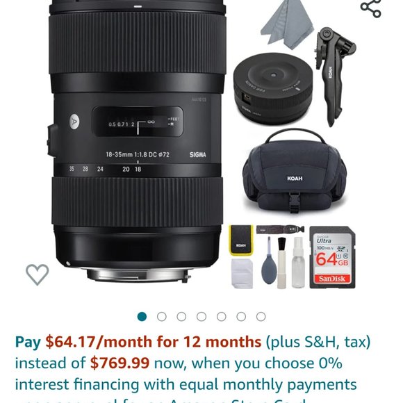 Black Magic 6k pro camera,  sigma lens and accessories - Picture 5 of 8